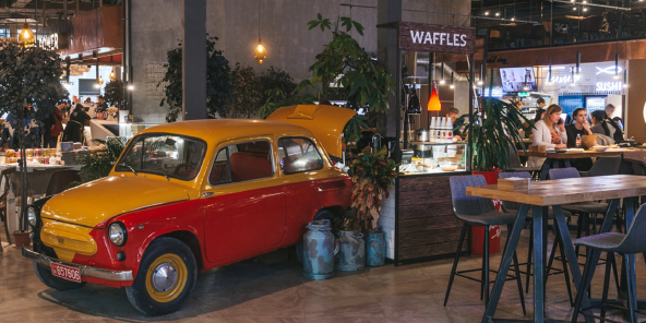 Eat Market. Waffels Car Station_rest